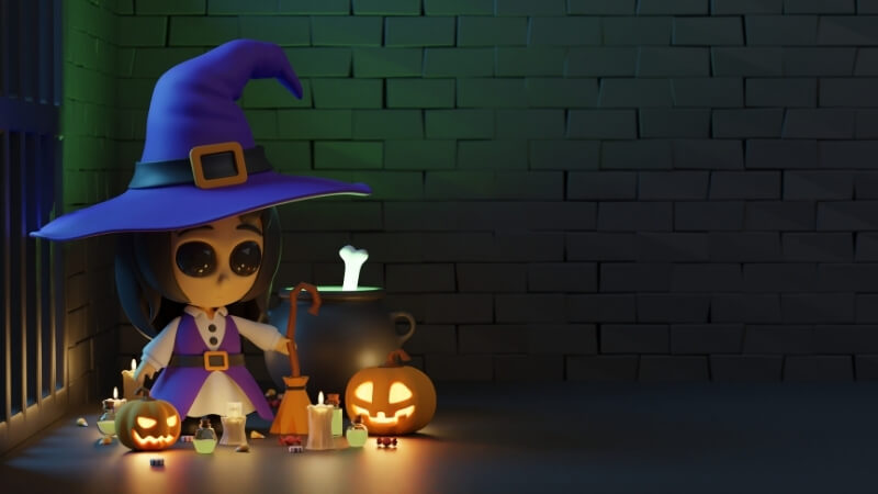Mẫu powerpoint Halloween chủ đề phù thủy 6 Mẫu powerpoint Halloween chủ đề phù thủy 6