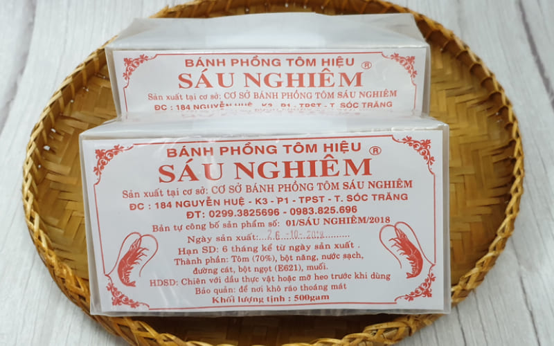 Bánh phồng tôm Sáu Nghiêm