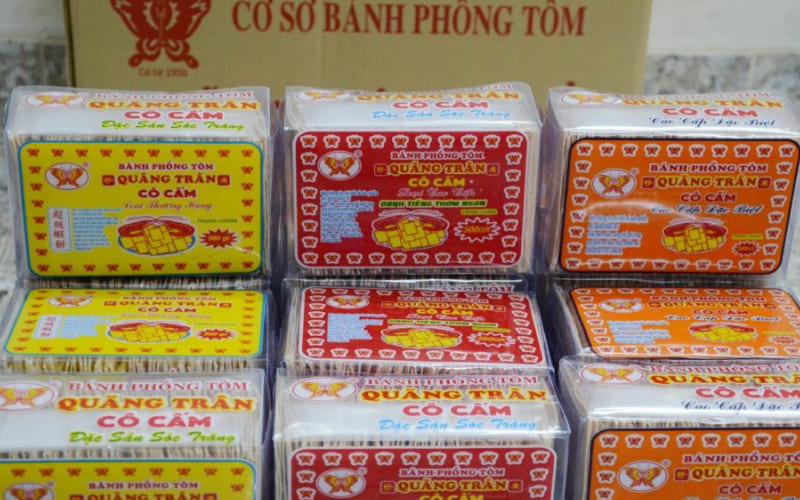 Bánh phồng tôm Quãng Trân
