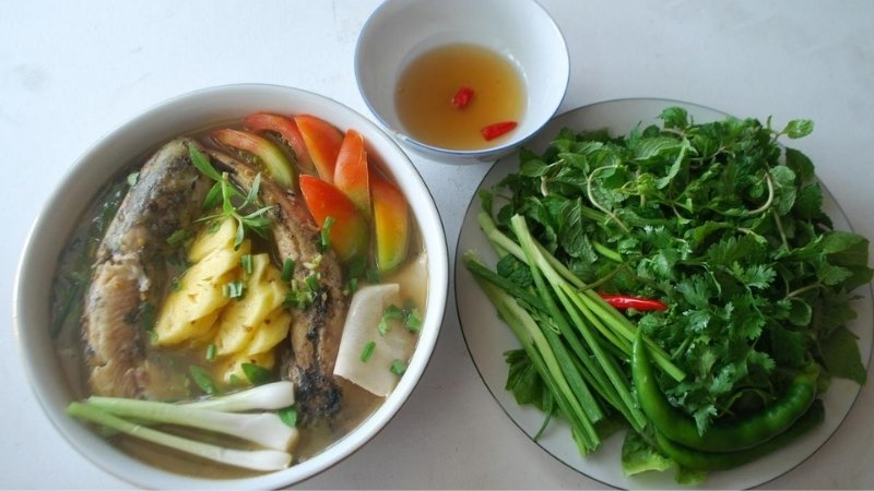 Canh chua cá ngát Canh chua cá ngát