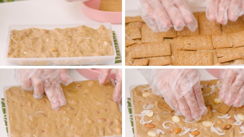 Tạo hình kẹo nougat Tạo hình kẹo nougat