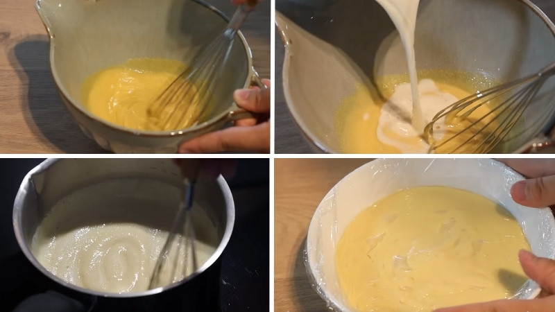 Làm kem trứng Làm kem trứng