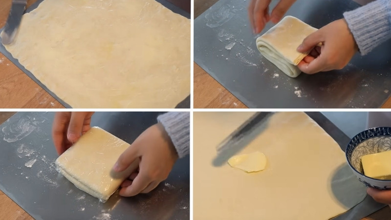 Cán bột và gấp bột 2 lần Cán bột và gấp bột 2 lần