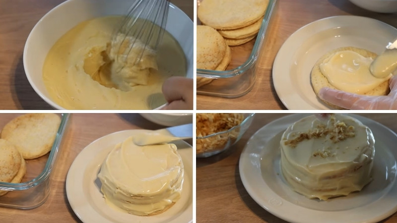 Hoàn thiện bánh Napoleon Hoàn thiện bánh Napoleon