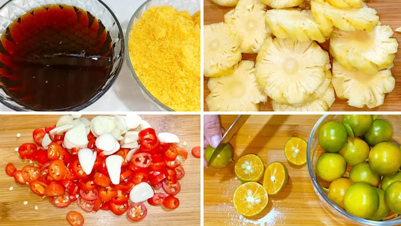 Bước 1: Sơ chế nguyên liệu Bước 1: Sơ chế nguyên liệu