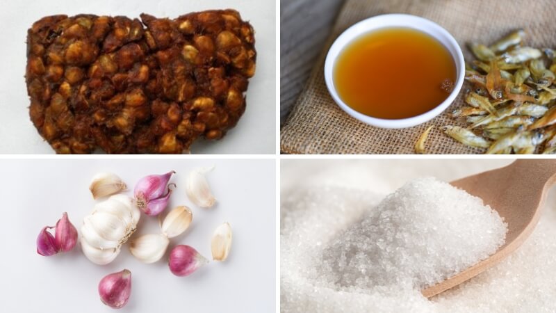 Nguyên liệu làm nước mắm me