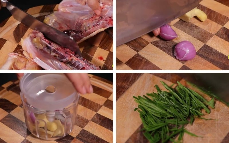 Sơ chế kỹ giúp món gà thơm ngon, không bị hôi