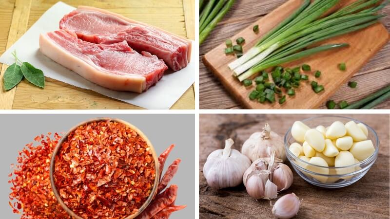 Nguyên liệu ướp thịt heo nướng Hàn Quốc