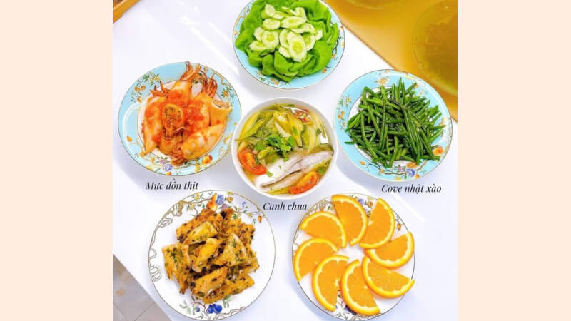 Mâm cơm nhà số 21 Mâm cơm nhà số 21