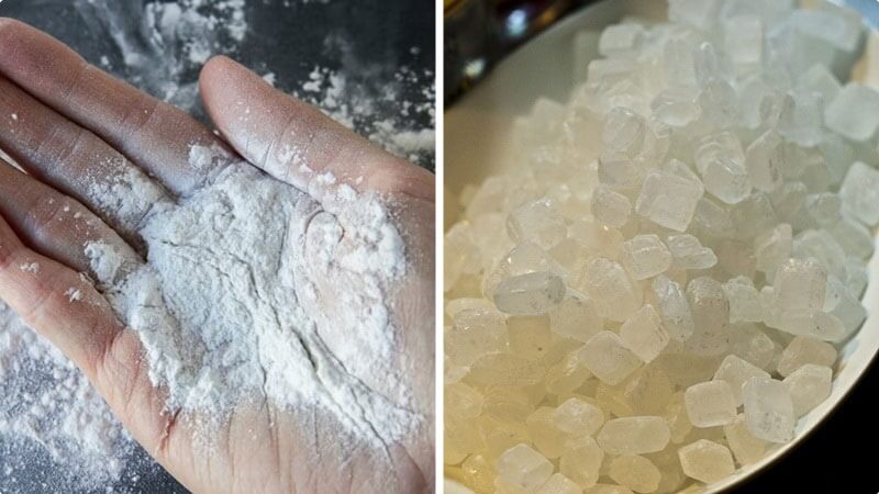 Kết hợp phèn chua với phấn rôm