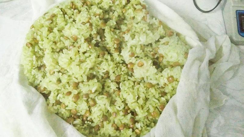 Hấp xôi với khăn sạch