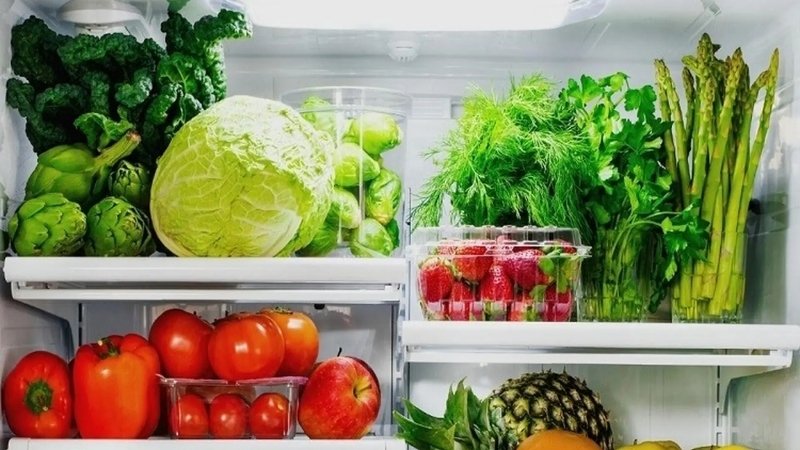 Sơ chế rau củ trước khi cho vào tủ lạnh