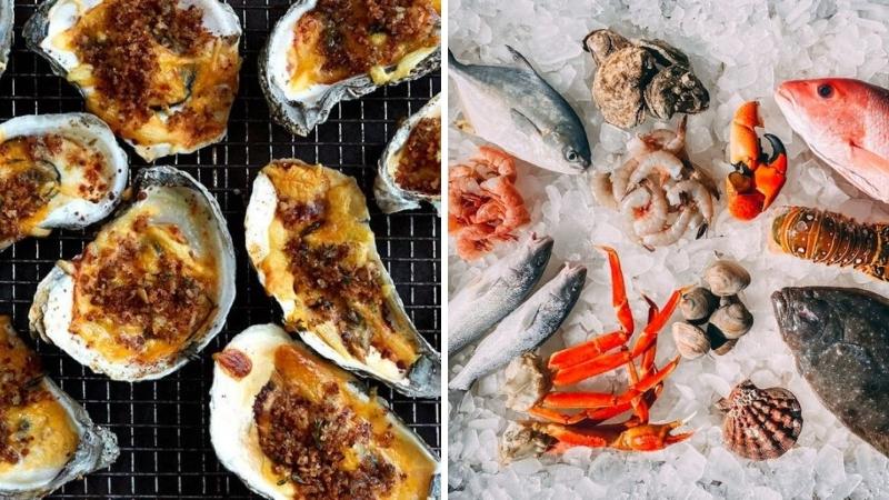 Phố hải sản trên đường Nguyễn Tất Thành Phố hải sản trên đường Nguyễn Tất Thành