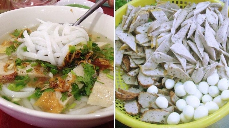 Phố bánh canh chả cá trên đường Ngô Gia Tự Phố bánh canh chả cá trên đường Ngô Gia Tự