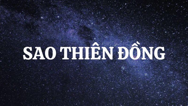 Sao Thiên Đồng ở cung Thiên Di Sao Thiên Đồng ở cung Thiên Di