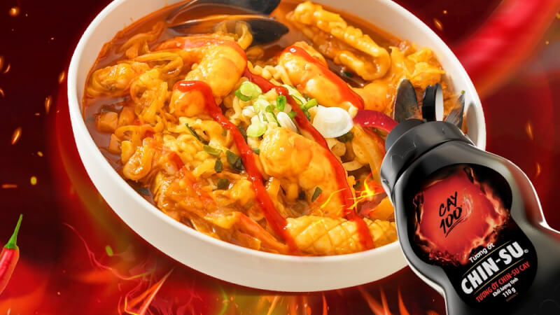 Ý nghĩa của từ cay 100 trong tương ớt Chinsu cay 100