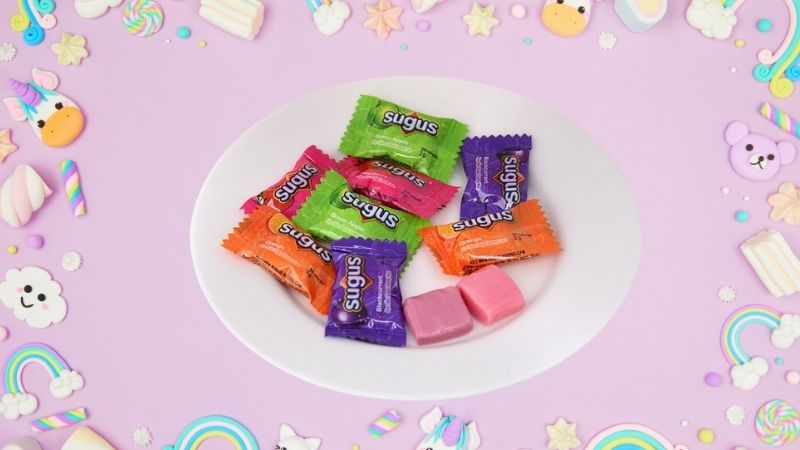 Ăn trực tiếp sau khi bóc vỏ và bảo quản kẹo mềm Sugus ở nơi khô ráo
