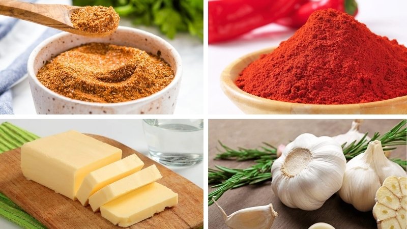 Nguyên liệu làm sốt Cajun