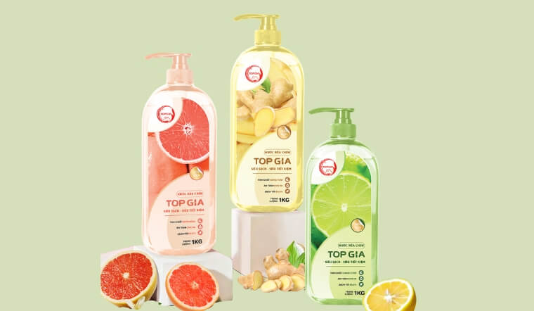 Review nước rửa chén Top Gia siêu sạch, siêu tiết kiệm, an toàn cho da tay