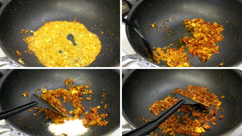 Bước 2: Phi thơm và làm xốt