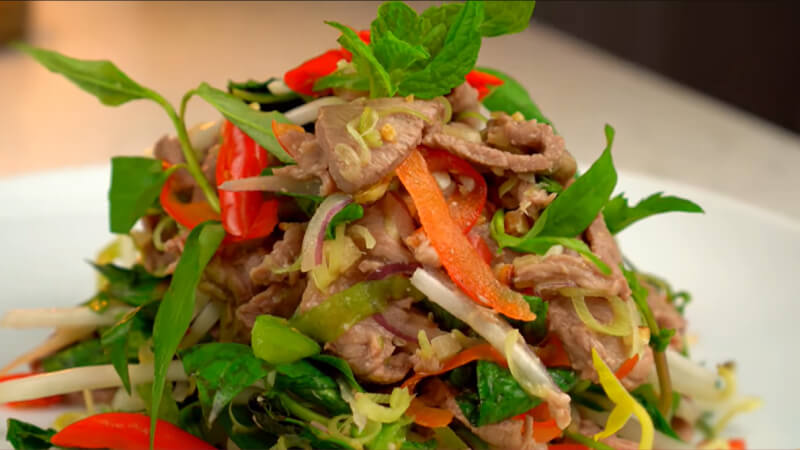 gỏi bò Khmer gỏi bò Khmer