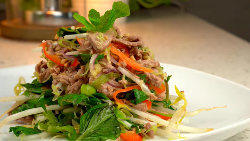 Món gỏi bò khmer Món gỏi bò khmer