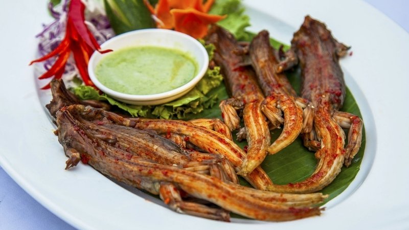 Món kỳ nhông nướng (hình minh họa)