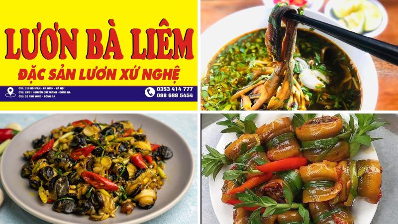 Quán lươn Nghệ An bà Liêm