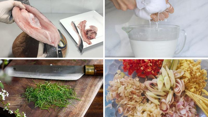 Sơ chế các nguyên liệu