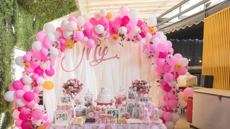 Background sinh nhật cho bé gái 6