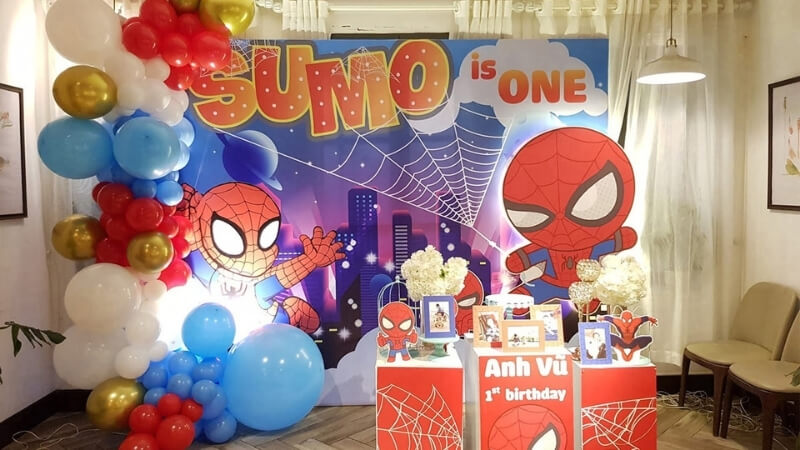 Background sinh nhật bé trai 4