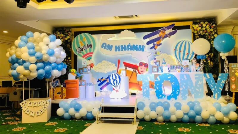 Background sinh nhật bé trai 6