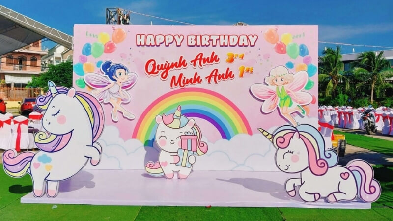 Background sinh nhật cho bé gái 2