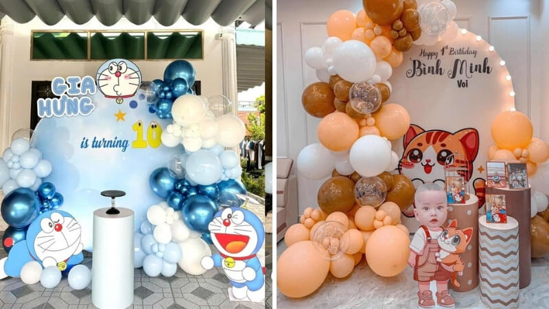 Background sinh nhật bé trai 2