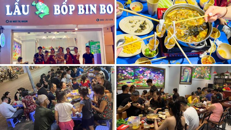 Lẩu ếch Bốp Bin