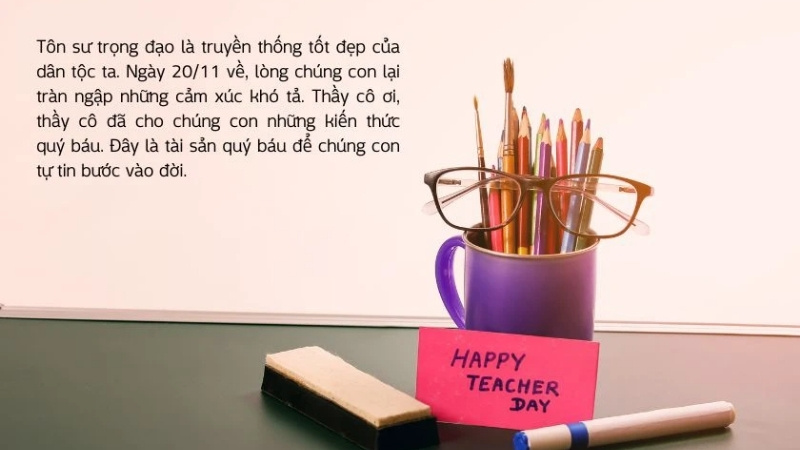 Cách viết lời ngỏ 20/11