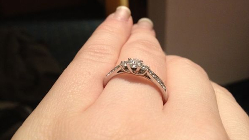 Nhẫn rộng có thể do bạn mua không đúng size