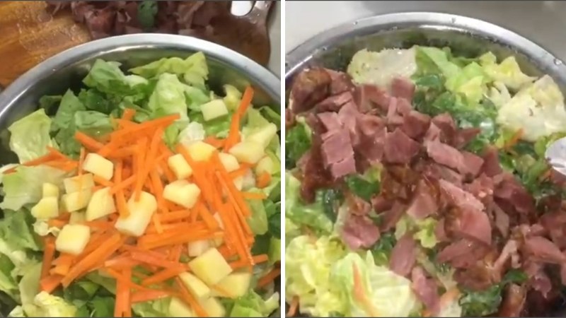 Trộn salad
