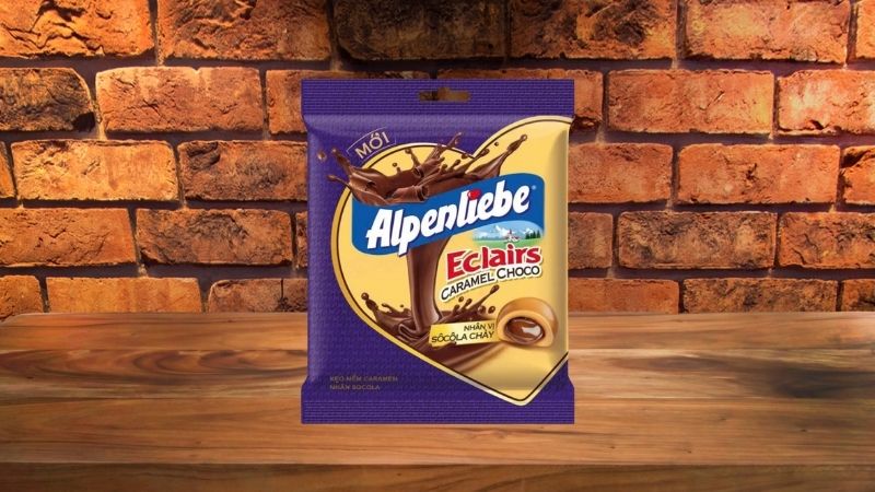 Bảo quản kẹo mềm Alpenliebe socola chảy ở nơi khô ráo, thoáng mát Bảo quản kẹo mềm Alpenliebe socola chảy ở nơi khô ráo, thoáng mát