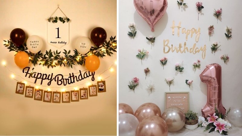 Trang trí theo phong cách tự nhiên / vintage mẫu 1