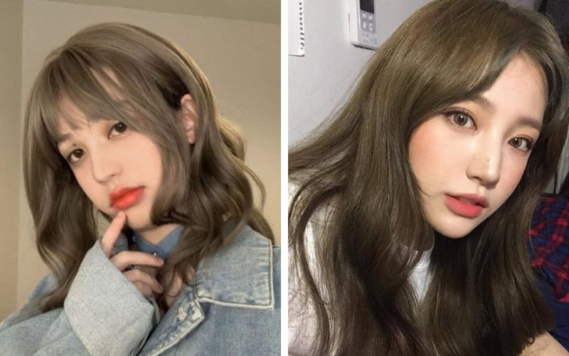 Nâu kiwi tôn da ngăm, giúp gương mặt sáng khỏe.