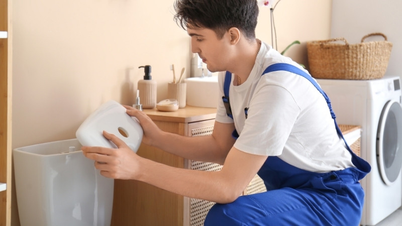 Bể chứa nước bị nứt làm nước rò rỉ liên tục ra ngoài Bể chứa nước bị nứt làm nước rò rỉ liên tục ra ngoài