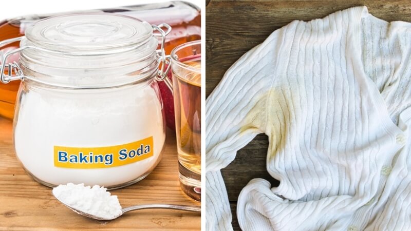 Baking soda – nguyên liệu “đa năng” giúp áo trắng sáng trở lại vBaking soda – nguyên liệu “đa năng” giúp áo trắng sáng trở lại
