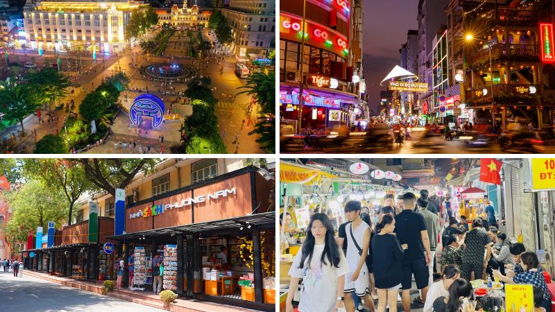 Các khu chợ, phố nổi tiếng