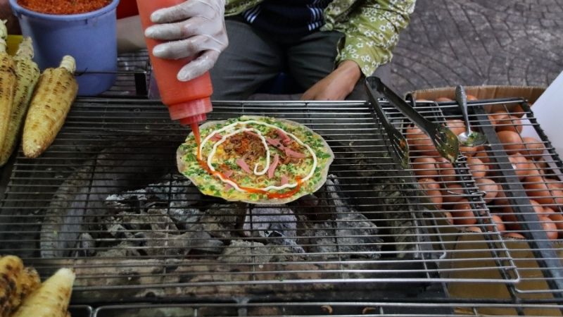 Bánh tráng nướng Bánh tráng nướng