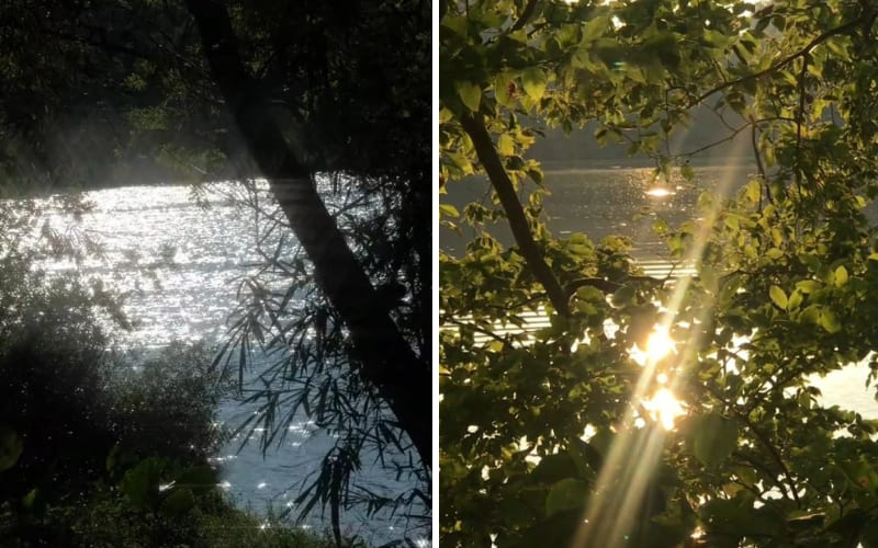 Ánh nắng ấm áp giữa mùa thu