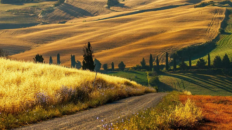 Thung lũng mùa thu tại Ý