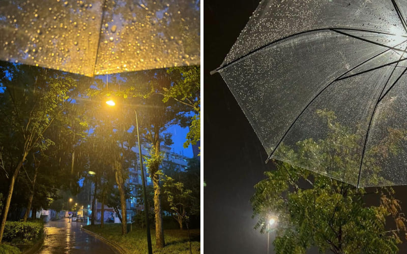 Cơn mưa tối mùa thu