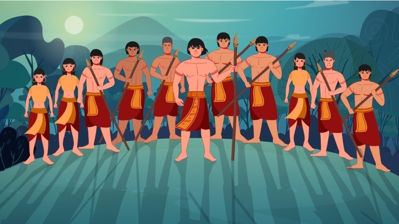 Cùng chung một bọc, biểu tượng cho nguồn gốc và sự đoàn kết dân tộc