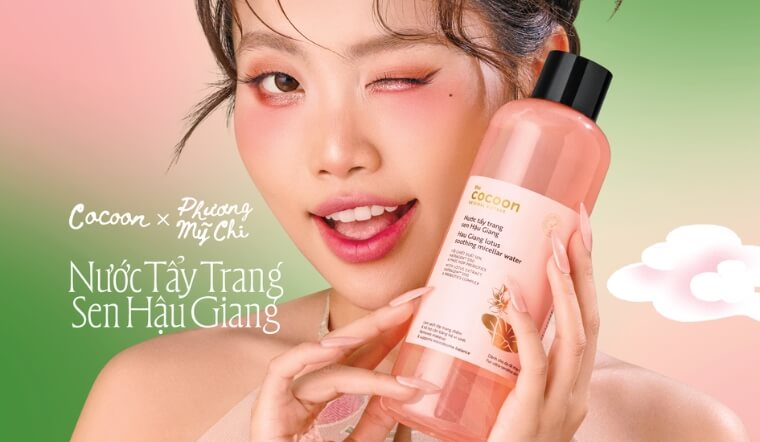 Review chi tiết nước tẩy trang Cocoon sen Hậu Giang dùng có tốt không?
